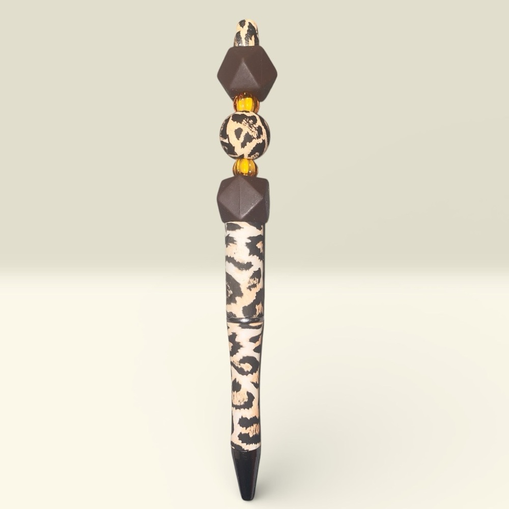 Animal Print Beaded Pen - Picture 5 of 5
